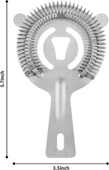Stainless steel cocktail strainer set, 2 piece - view 2