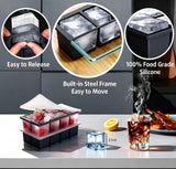 Vezelay Large Silicone Ice Cube Tray Set with Lids