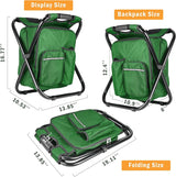 Kings Canyon Folding Camp Chair with Fishing Rod Holder, Military Green