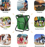 Kings Canyon Folding Camp Chair with Fishing Rod Holder, Military Green