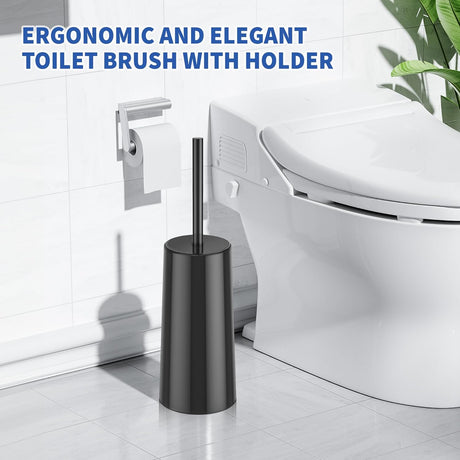 Toilet brush handle shown at approximately 42.7 cm long