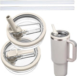 Flip straw replacement lids for 40oz tumbler, 2 pack