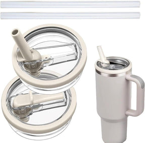 Flip straw replacement lids for 40oz tumbler, 2 pack