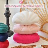 Wentworth Falls Seashell Cushion, Plush, Ivory, 13 Inch