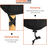 Daydream 2pcs Outdoor Lounge Cover, Black Waterproof
