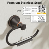 Ile Rousse Toilet Paper Holder, Oil Rubbed Bronze, Wall Mounted