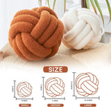 Blackheath Knot Cushion, Lambswool, Ivory White, 11 Inch