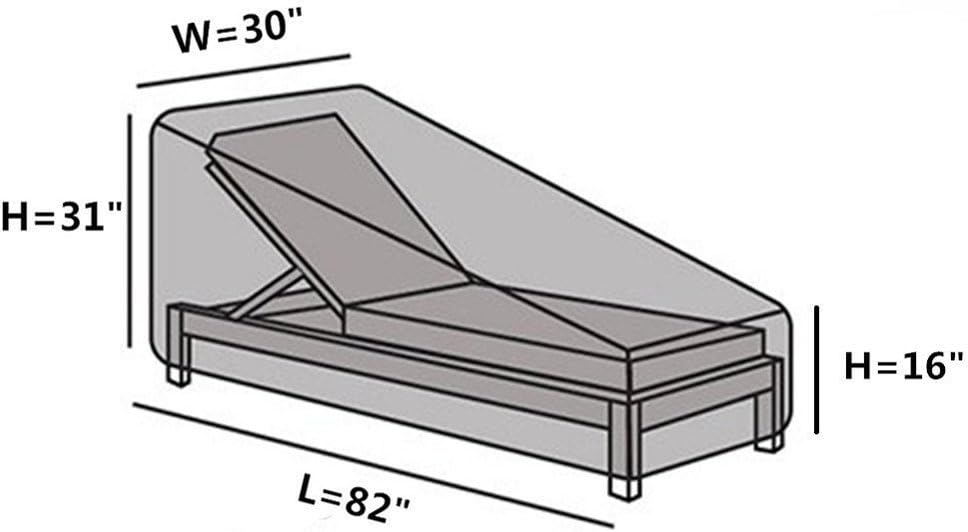 Magnetic Sun Lounger Cover, Waterproof