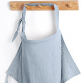 Cotton muslin breastfeeding nursing cover with rigid hoop neckline