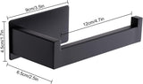 Cargese Toilet Roll Holder, 304 Stainless Steel, Self Adhesive, Black