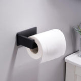 Cargese Toilet Roll Holder, 304 Stainless Steel, Self Adhesive, Black