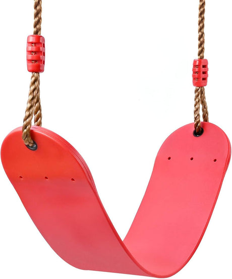 Red soft EVA kids swing seat