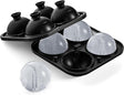 Barrea silicone baseball shaped sphere ice mould for whisky