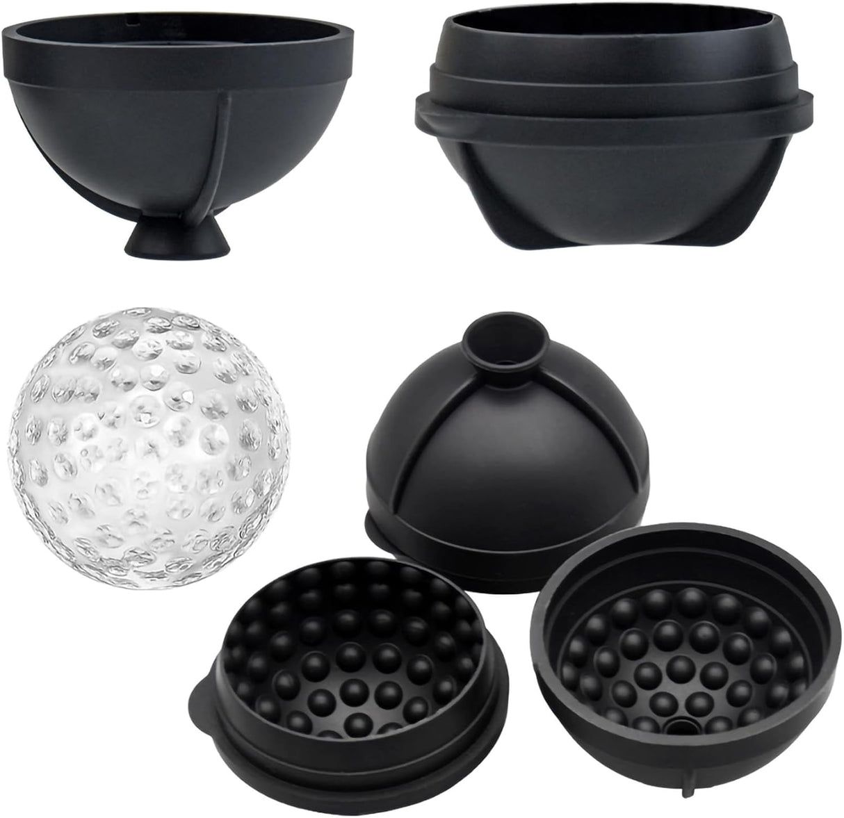 Patria Ice Mould, Golf Ball Sphere, 2.5 Inch, 4pcs