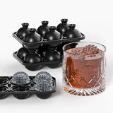 Averno Ice Mould, Etched Sphere, Silicone, 6 Cavity