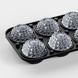 Averno Ice Mould, Etched Sphere, Silicone, 6 Cavity