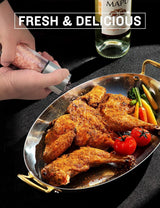 Trapani Salt and Pepper Grinder Set, Glass and Stainless Steel, Ceramic Rotor, 2pcs