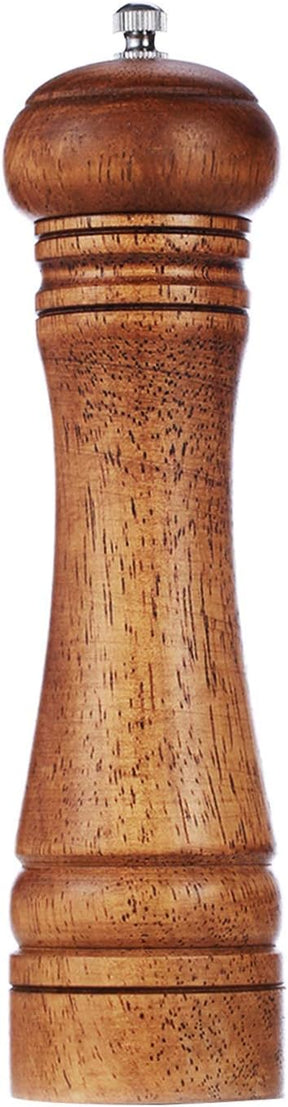 Catania oak wood pepper grinder in dark finish with ceramic mechanism