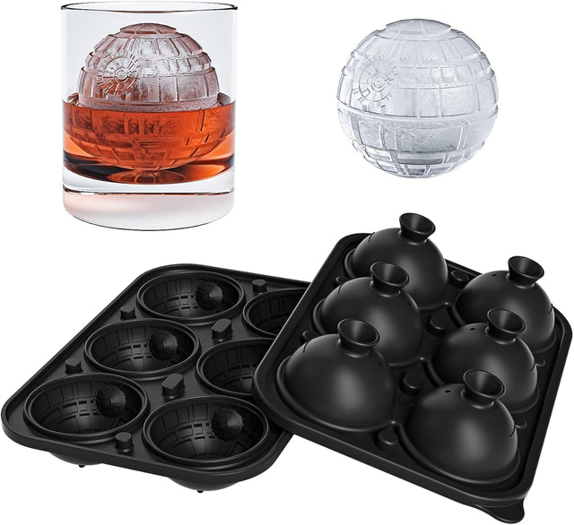Fiastra six cavity silicone sphere ice cube tray for whisky