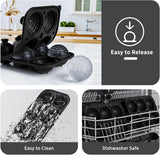 Fiastra Ice Cube Tray, Sphere, Silicone, 6 Cavity, 2.4 Inch