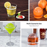 Fiastra Ice Cube Tray, Sphere, Silicone, 6 Cavity, 2.4 Inch