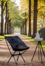 Standley Folding Camp Chair, Black