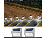 Solar Step Lights, Warm White 2 Pack