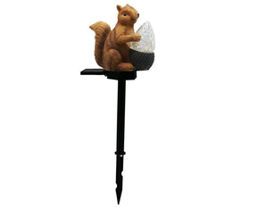 Solar Squirrel Garden Light, Colour Changing