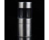 Agrigento Salt or Pepper Mill, Stainless Steel, Portable, 12cm