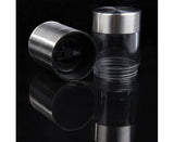 Agrigento Salt or Pepper Mill, Stainless Steel, Portable, 12cm