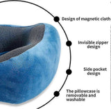 Brewster Memory Foam Travel Pillow