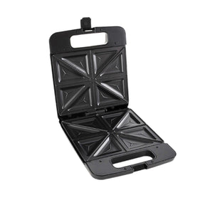 Triangle waffle maker with non stick plate and carry handle