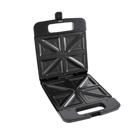 Triangle waffle maker with non stick plate and carry handle