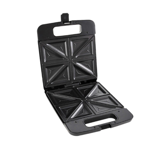 Triangle waffle maker with non stick plate and carry handle