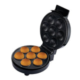 Mini electric waffle and sandwich maker with non stick plates, 750 W