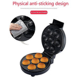 Anti slip rubber feet on the base of the mini waffle maker