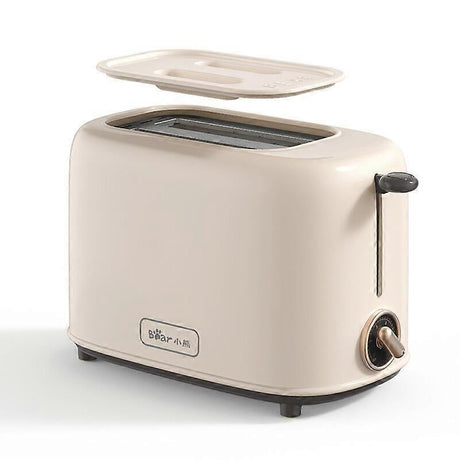 Stainless steel 680W four slice toaster with two long slots