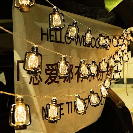 Camping LED String Lights, Warm White 5m