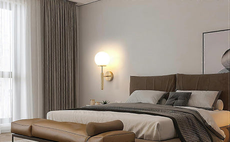 Battery operated wall sconce with fabric shade, set of two
