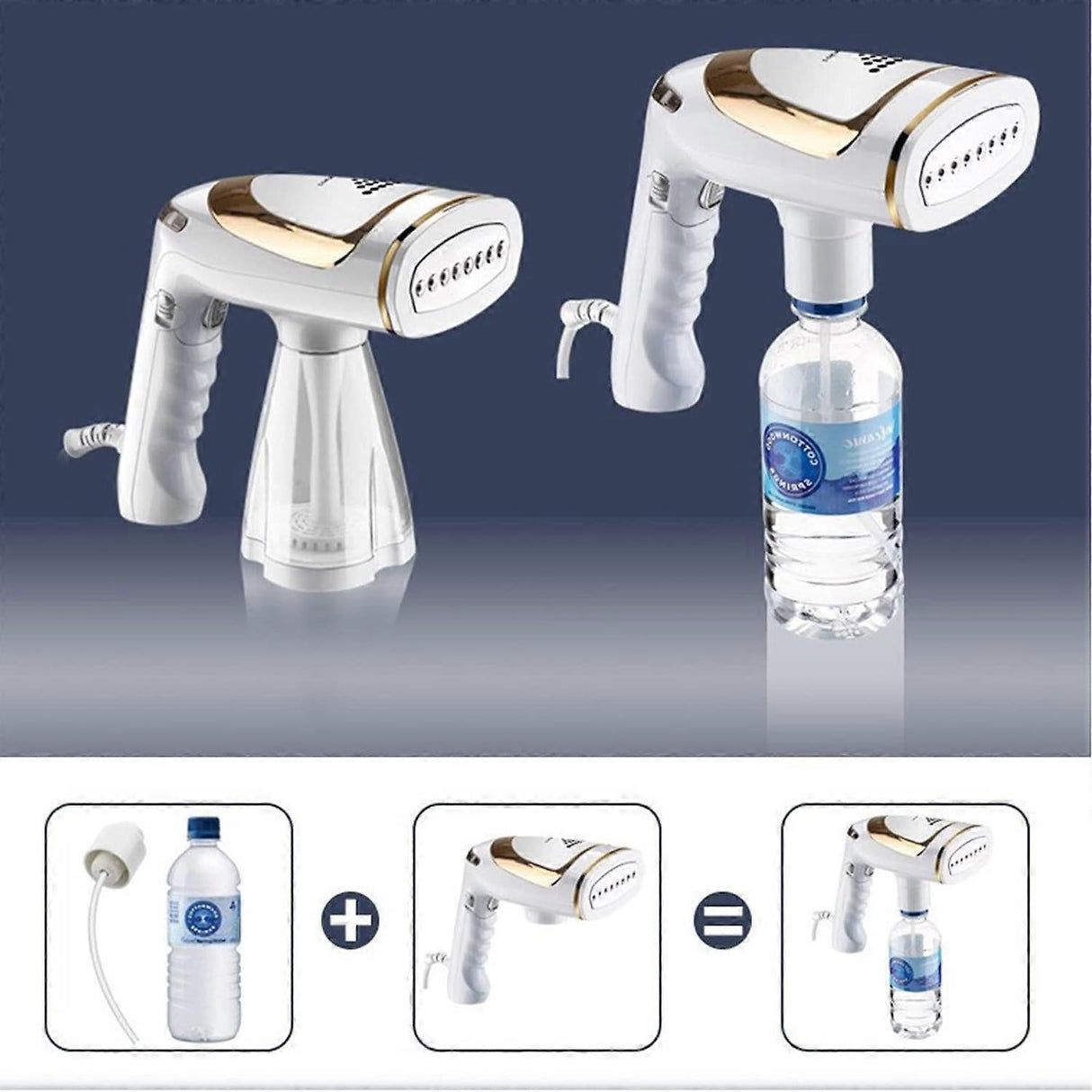 Setenil Foldable Garment Steamer, 250ml, 1600W
