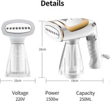 Setenil Foldable Garment Steamer, 250ml, 1600W