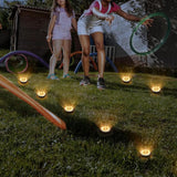 Mini Solar Ground Lights, Warm White 10 Pack
