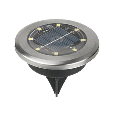 Mini Solar Ground Lights, White 10 Pack