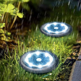 Mini Solar Ground Lights, White 10 Pack