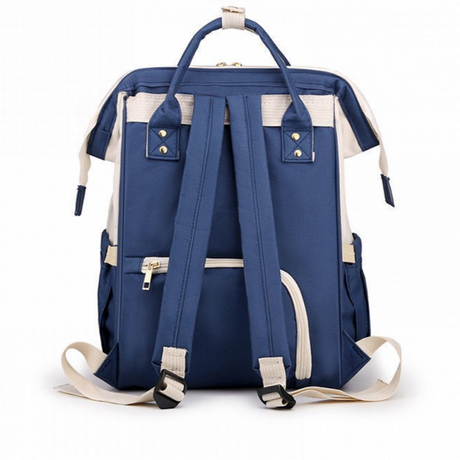 Baby Nappy Bag Backpack with Insulated Bottle Pockets Pink