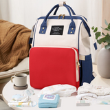 Baby Nappy Bag Backpack with Insulated Bottle Pockets Grey