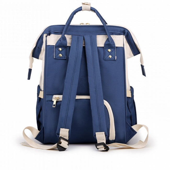 Baby Nappy Bag Backpack with Insulated Bottle Pockets Light Purple