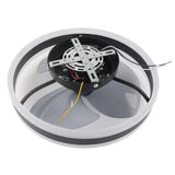 Close up of the ABS fan blades and central hub of the ceiling fan light