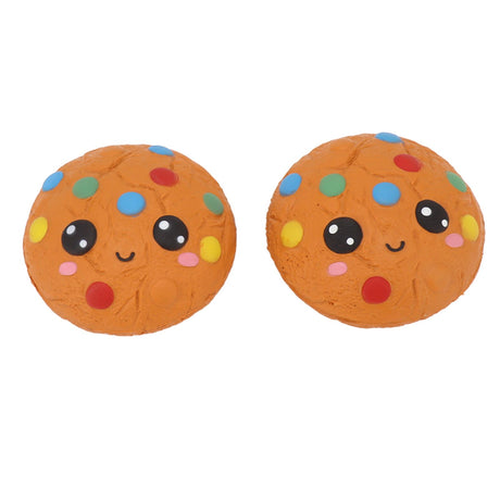 Two bread squishy stress relief toys