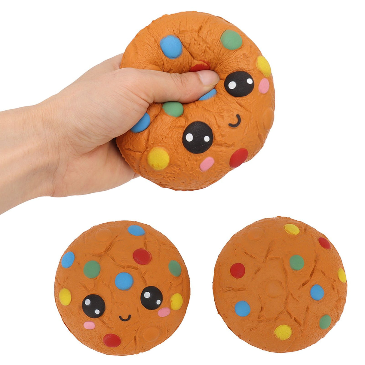 Pair of bread squishy toys